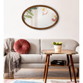 Kate And Laurel Pao Oval Framed Wall Mirror 24X36
