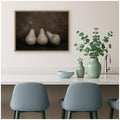 Kate And Laurel Pear Study By Crystal Lynn Collins Framed Canvas Wall Art Print