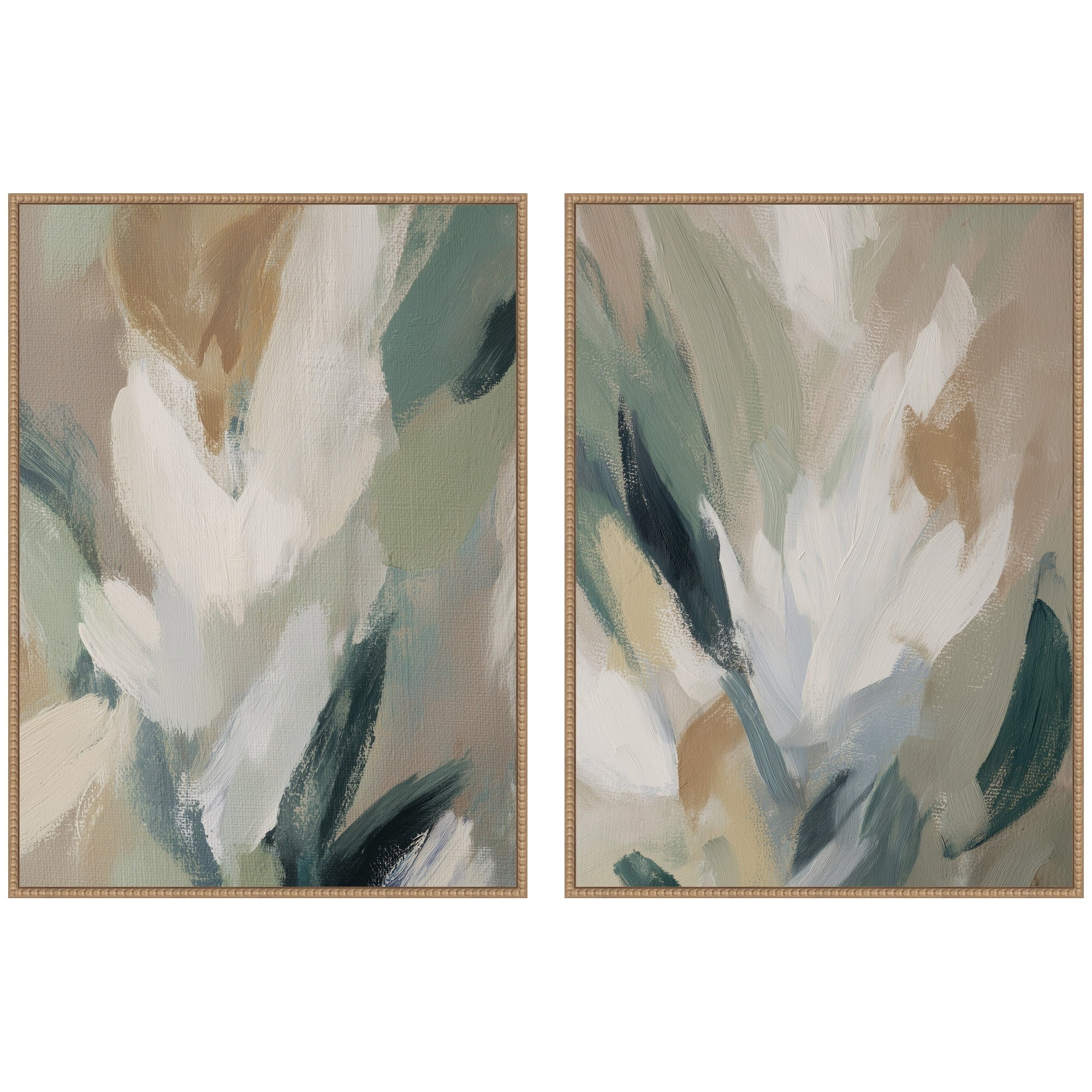 Kate And Laurel Plant Form No. 1 No. 2 2 Piece Framed Canvas Wall Art Set By Amy Lighthall