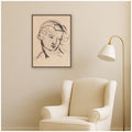 Kate And Laurel Portrait Study Benjamin Robert Haydon By Nostalgia Prints Framed Canvas Wall Art Print