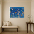 Kate And Laurel Regates A Cowes 1929 By Raoul Dufy By Nostalgia Prints Framed Canvas Wall Art Print