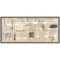 Kate And Laurel Revolved Half Moon Panel By Felicia Dadak Framed Mounted Canvas Wall Art Print