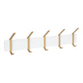 Kate And Laurel Rossmore Modern 5 Hook Shelf 5 Hooks
