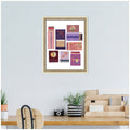 Kate And Laurel Sagittarius Matchbooks 14X18 Fc By Megan Ryan Framed Wall Art Print