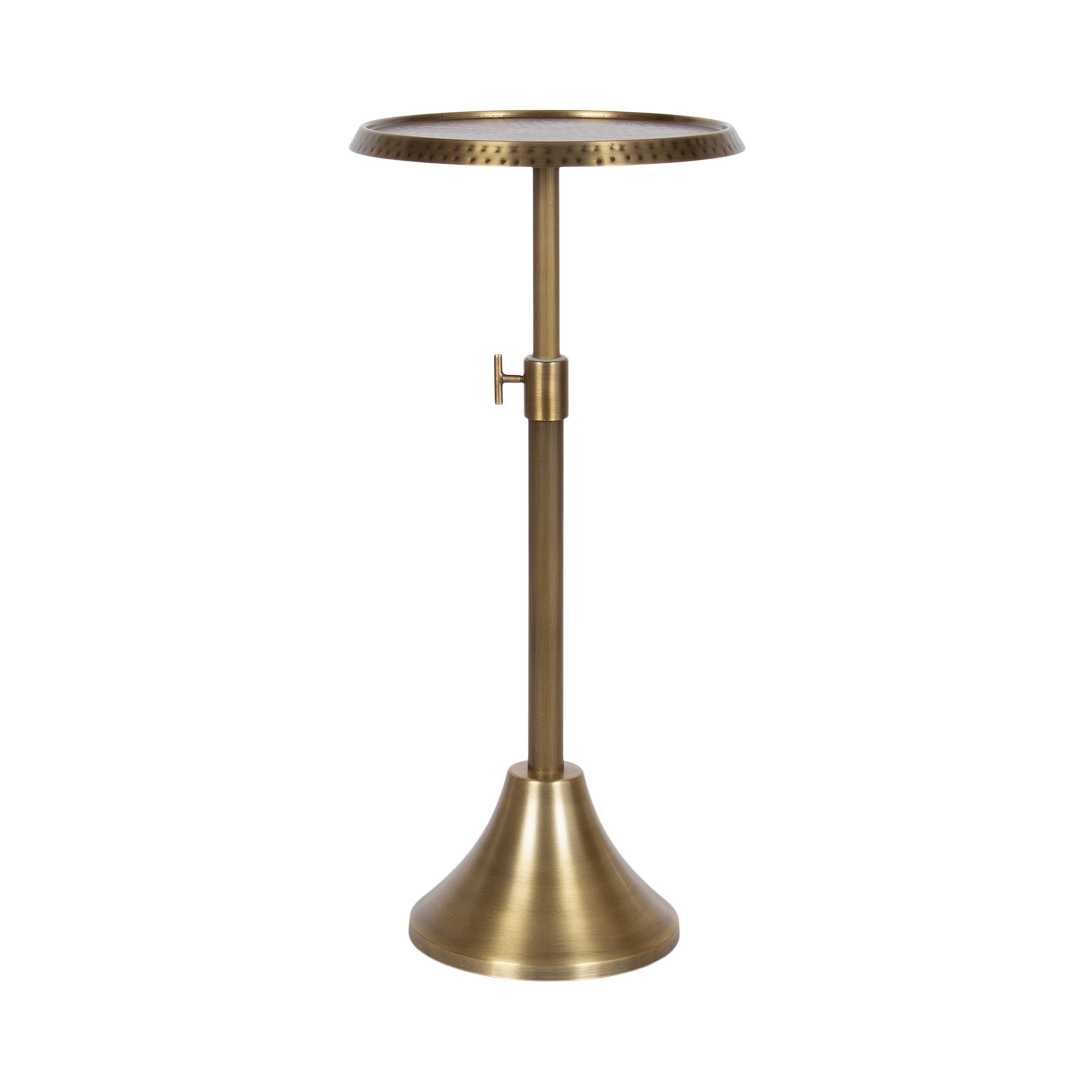 Kate And Laurel Sanzo Adjustable Metal Drink Table