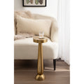 Kate And Laurel Saxena Metal Drink Table 8X8X24
