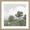 Kate And Laurel Shades Of Olive No. 2 By Mary Sparrow Framed Wall Art Print