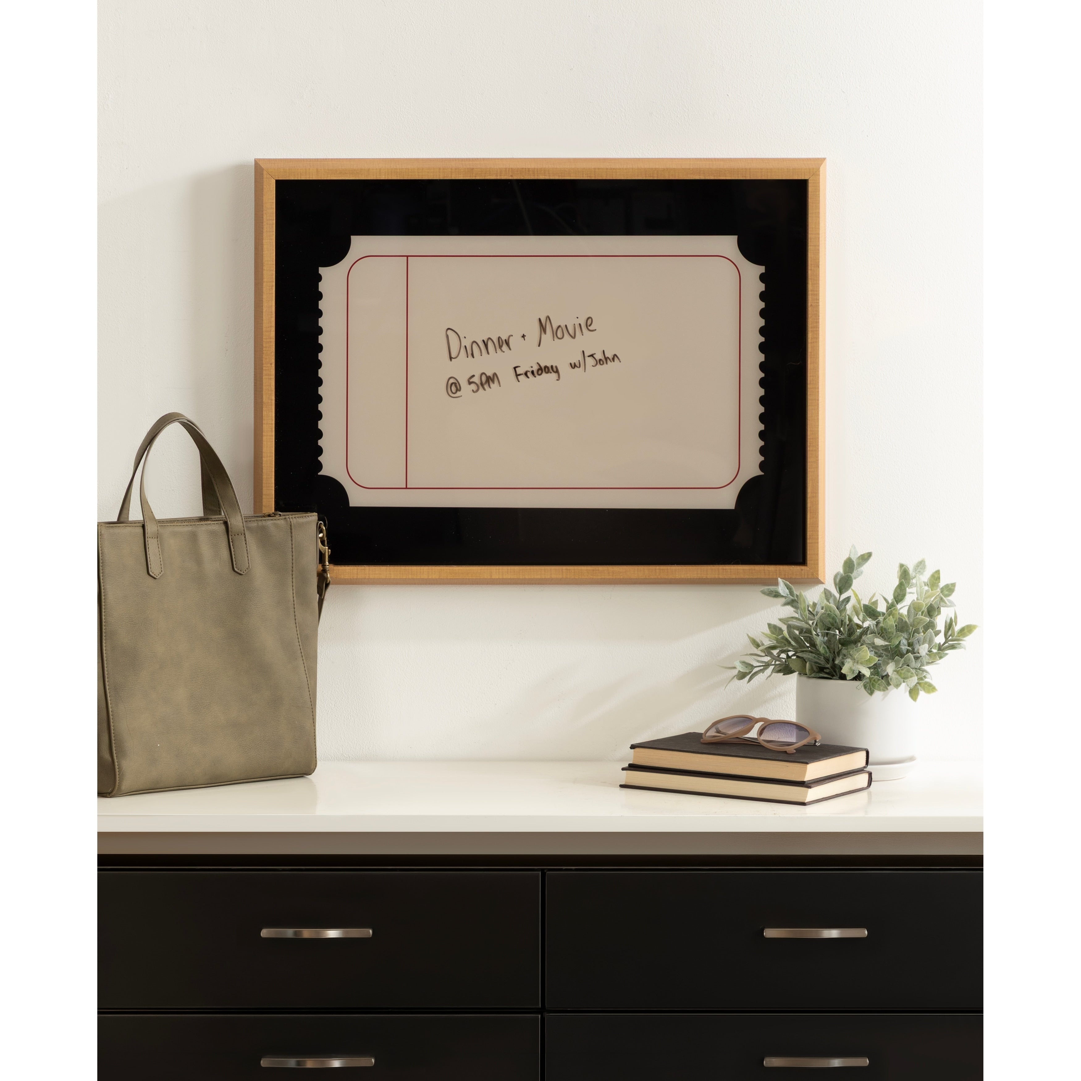 Kate And Laurel Single Ticket Dry Erase Bpg By The Creative Bunch Studio 24X18
