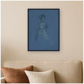 Kate And Laurel Sketch Of A Woman Costume Study Play Iii By Nostalgia Prints Framed Canvas Wall Art Print