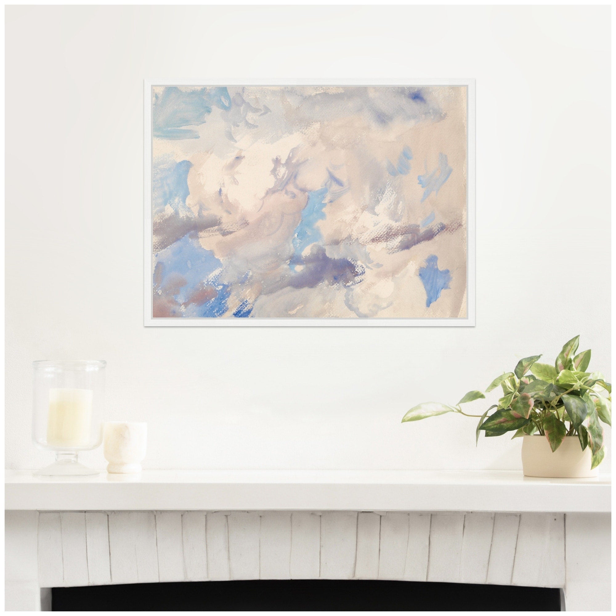 Kate And Laurel Sky Circa 1910 John Singer Sargent By Nostalgia Prints Framed Canvas Wall Art Print