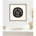 Kate And Laurel Slow Down Youre Doing Fine Daily Affirmation Decor For Home By Lucky Guava Framed Canvas Wall Art Print