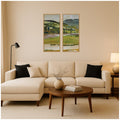 Kate And Laurel Spring Landscape From Rozdol Jacek Malczewski 2 Piece Framed Canvas Wall Art Set By Nostalgia Prints