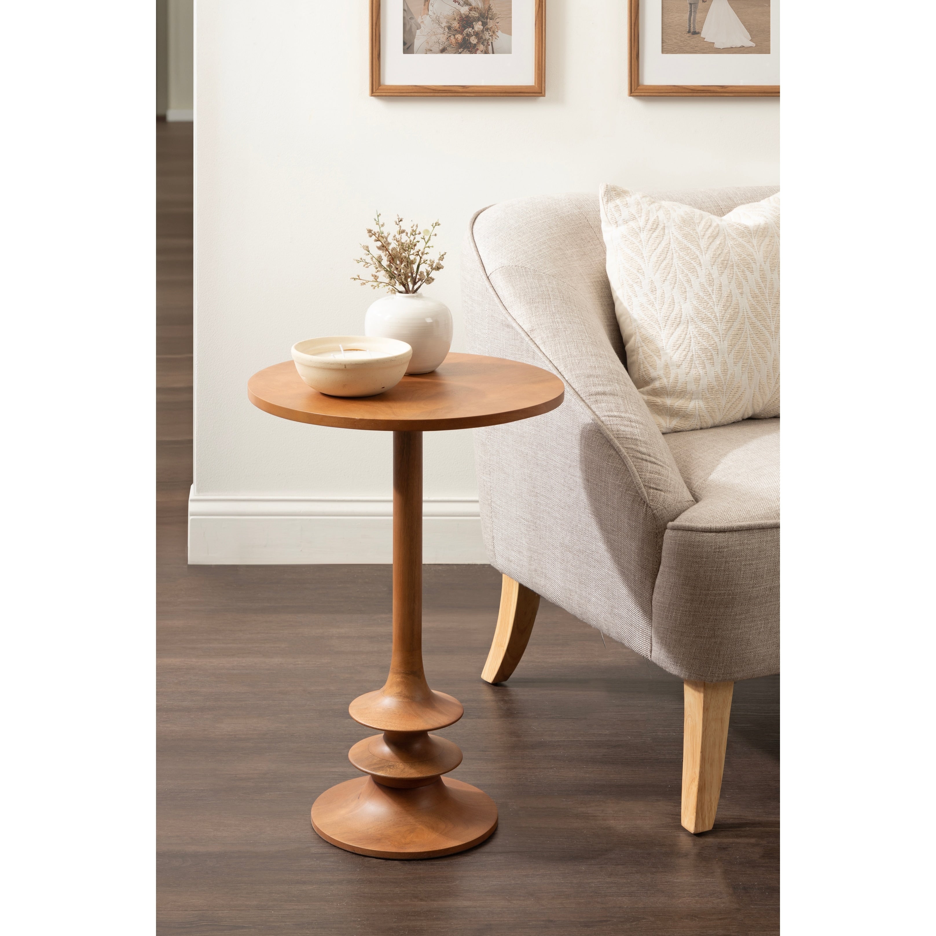 Kate And Laurel Squires Wood Side Table 16X16X24