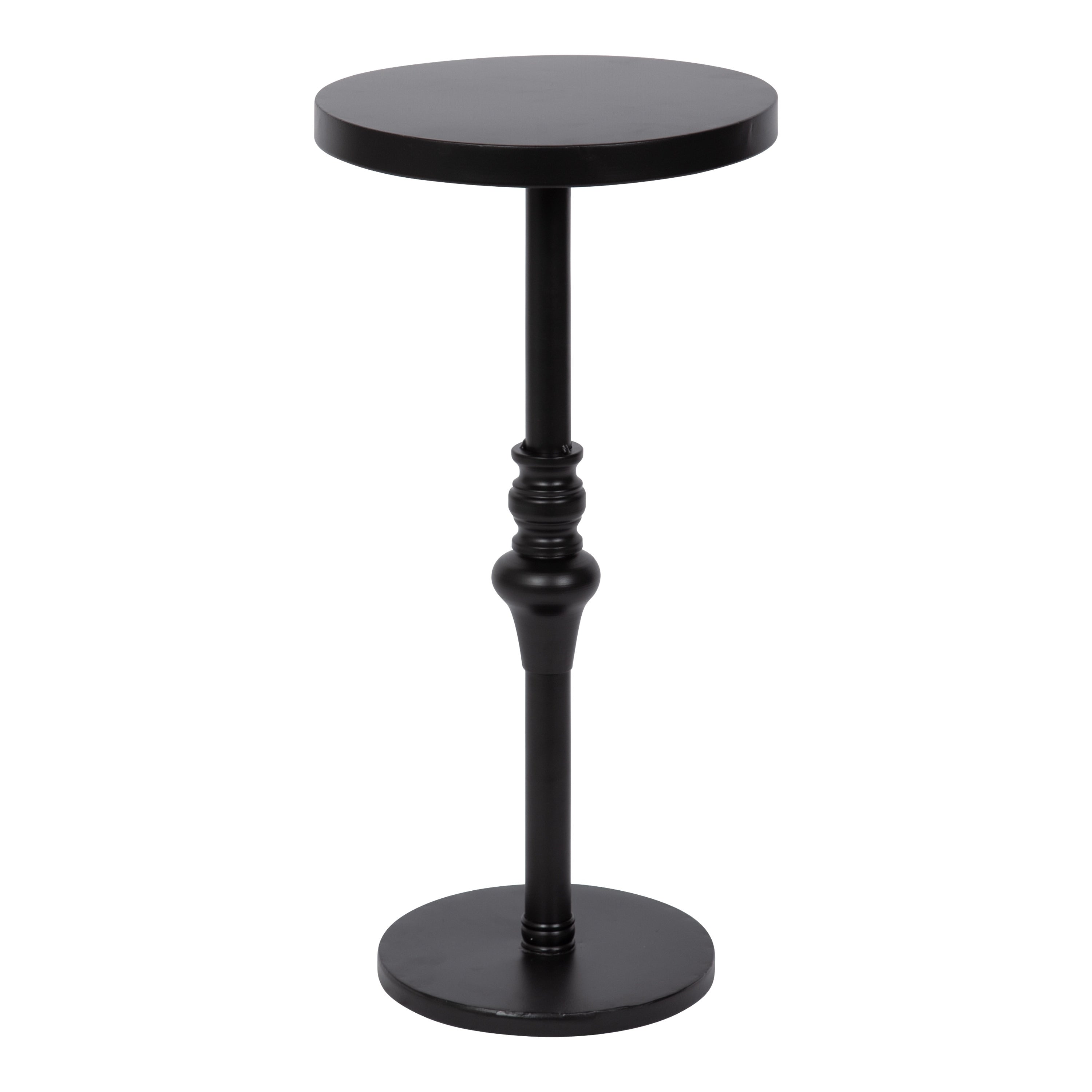 Kate And Laurel Stratton Rustic Pedestal Table 12X12X26