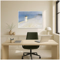 Kate And Laurel Summer Evening Beach Peder Severin Kroyer By Nostalgia Prints Framed Canvas Wall Art Print