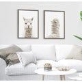 Kate And Laurel Sylvie Alpaca Front And Back Framed Canvas By Amy Peterson Gray