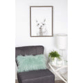 Designovation Simon Te Alpaca Portrait Black White Framed Canvas Wall Art