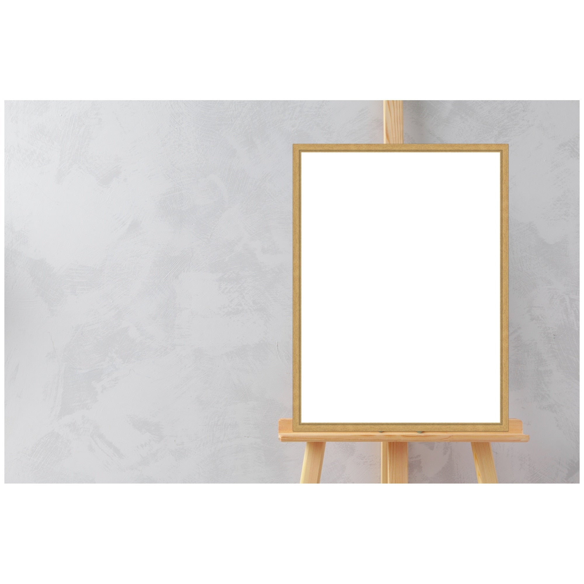 Kate And Laurel Sylvie Bright Gold Blank Framed Canvas Diy Wall Art Set