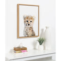 Sylvie Baby Cheetah Animal Print Framed Canvas Art By Amy Peterson