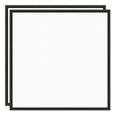 Kate And Laurel Sylvie Dark Gray Blank Framed Canvas Diy Wall Art Set