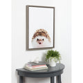 Kate And Laurel Sylvie Hedgehog Framed Canvas By Amy Peterson
