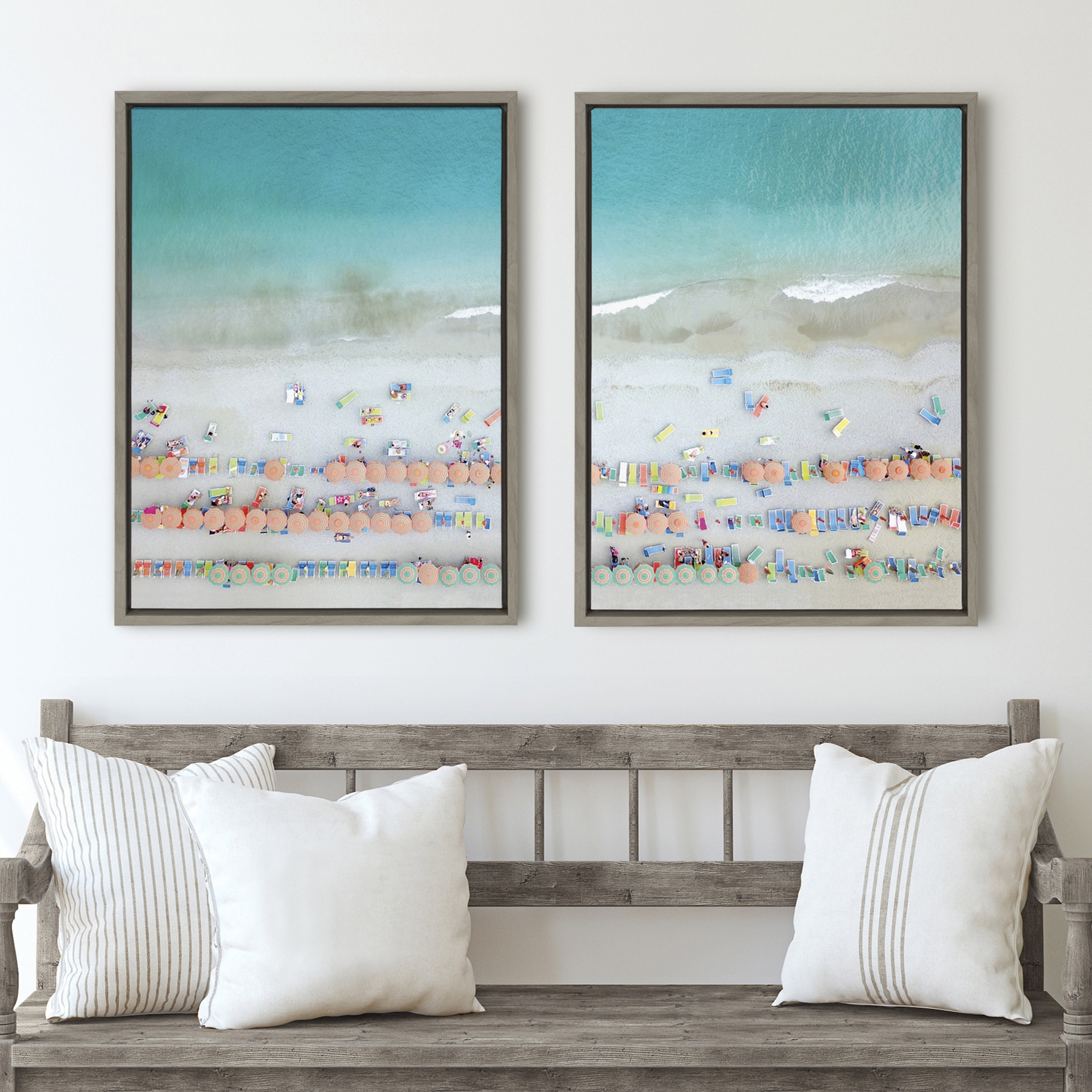 Kate And Laurel Sylvie Monterosso 6 Framed Canvas Set By Rachel Dowd