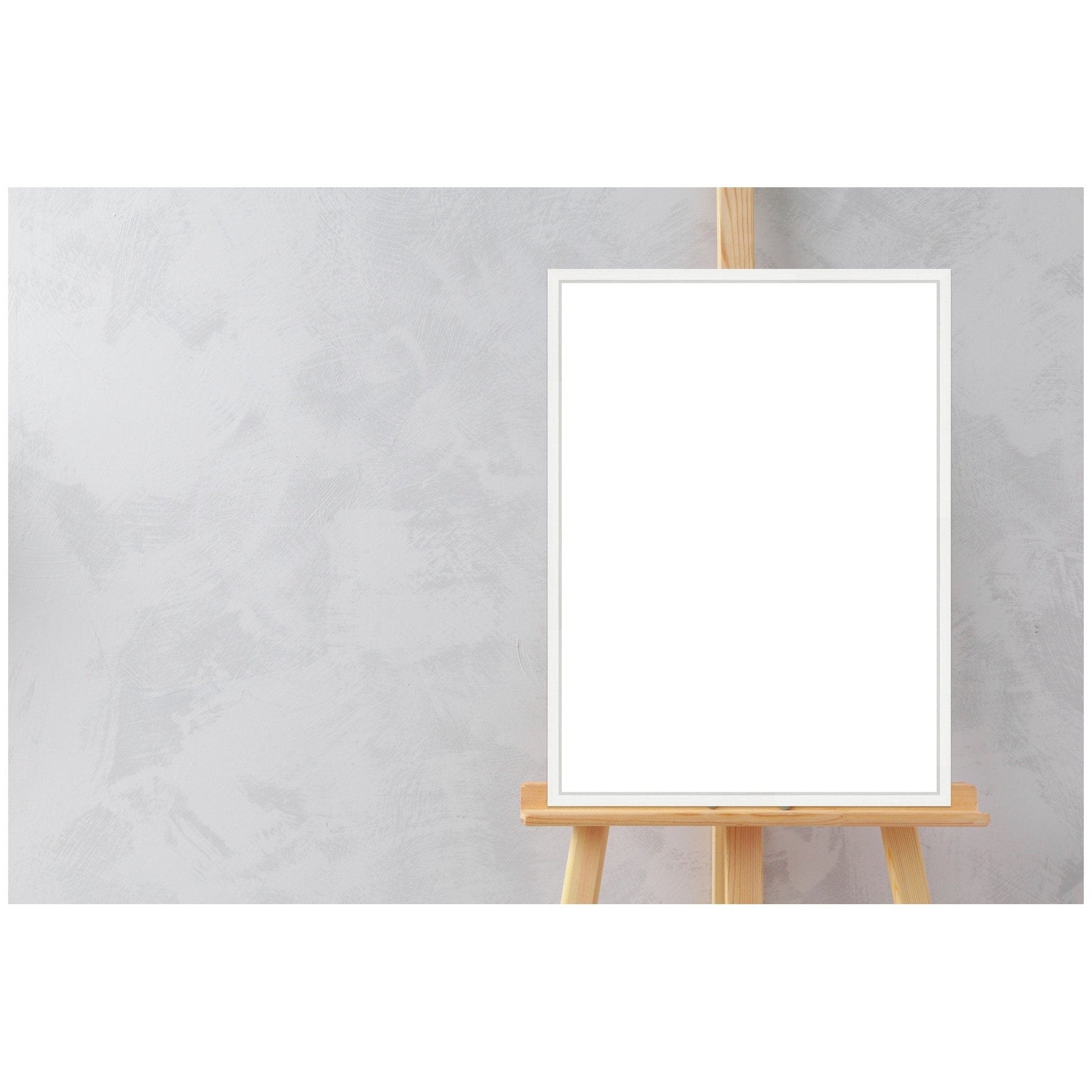 Kate And Laurel Sylvie White Blank Framed Canvas Diy Wall Art Set