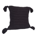 Kate And Laurel Tassey Large Knit Pillow Cover With Tassels