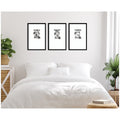 Kate And Laurel Tequila Moscow Mule Vodka Happy Water 3 Piece Framed Wall Art Print Set By Honey Island Studio