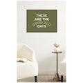 Kate And Laurel These Are The Good Old Days Sage Green Wall Art Dopamine Decor By Lucky Guava Framed Canvas Wall Art Print
