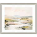 Kate And Laurel Tranquil Landscape No. 2 By Amy Lighthall Framed Wall Art Print