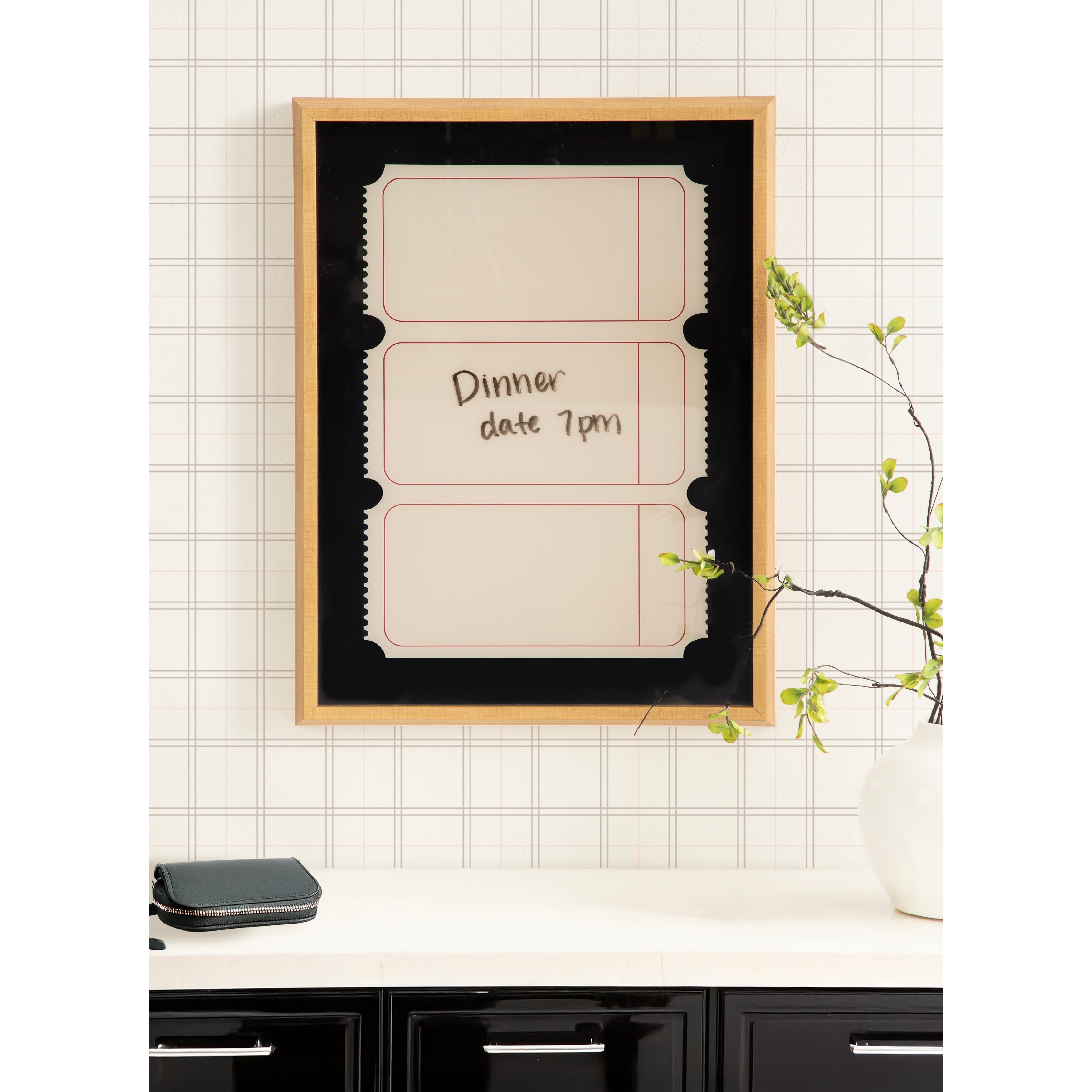 Kate And Laurel Triple Ticket Dry Erase Bpg By The Creative Bunch Studio 18X24
