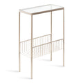 Kate And Laurel Trubey Modern Side Table 15.75X8X24.6
