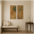 Kate And Laurel Trumpet Trees Jamaica 2 2 Piece Framed Canvas Wall Art Set By The Smithsonian American Art Museum
