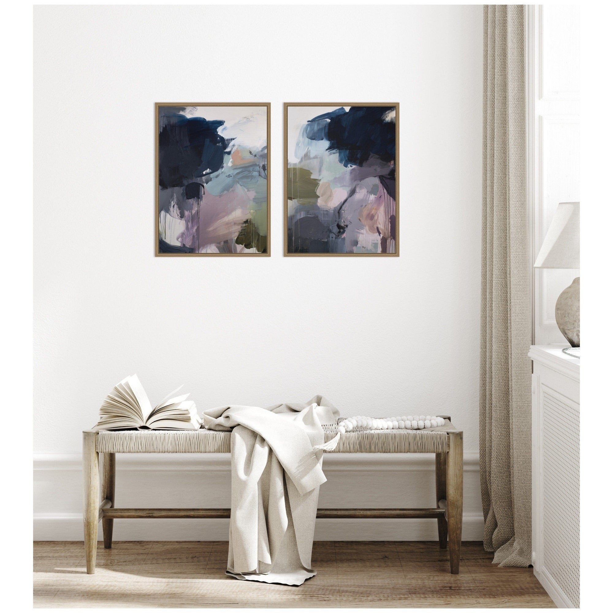 Kate And Laurel Under The Sky No. 1 No. 2 2 Piece Framed Canvas Wall Art Set By Amy Lighthall