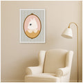 Kate And Laurel White Girl Cat Portrait By Molly Dillon From The Lil Dills Shop Framed Canvas Wall Art Print