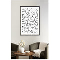 Kate And Laurel Wine Everywhere By Gabrielly Guedes Framed Wall Art Print