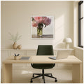 Kate And Laurel Winter Camelias By Mary Sparrow Framed Canvas Wall Art Print
