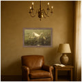 Kate And Laurel Witte End Met Kiekens 1910 Willem Maris By Nostalgia Prints Framed Mounted Canvas Wall Art Print