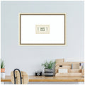 Kate And Laurel Yappy Hour Ticket Sage Green Wall By Lucky Guava Framed Wall Art Print