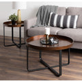 Kate And Laurel Zabel Metal Coffee Table 28 Diameter