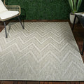 Kava Chevron Flatweave Area Rug