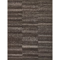 Kaza Hand Knotted New Zealand Wool Charcoal Brown Area Rug 2 X 3