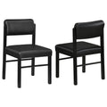 Kehoe Upholstered Dining Side Chair Black Set Of 2