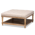 The Gray Barn Windy Ridge Modern And Rustic Cocktail Ottoman