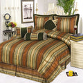 Kelly Stripe 3 Piece Throw Pillow Set