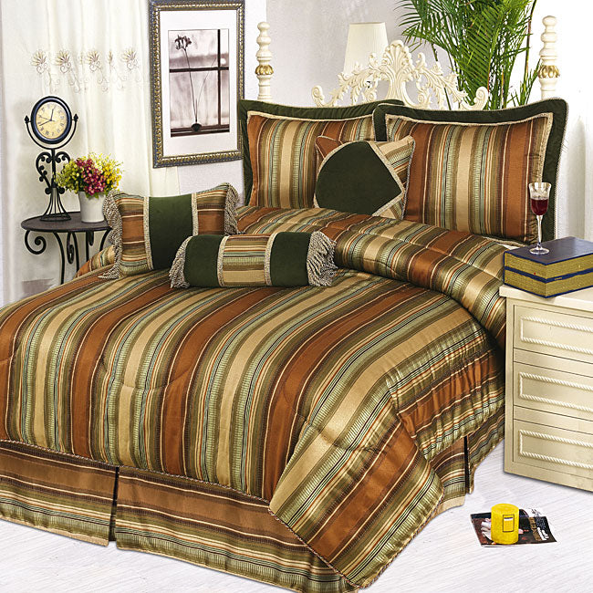 Kelly Stripe 3 Piece Throw Pillow Set