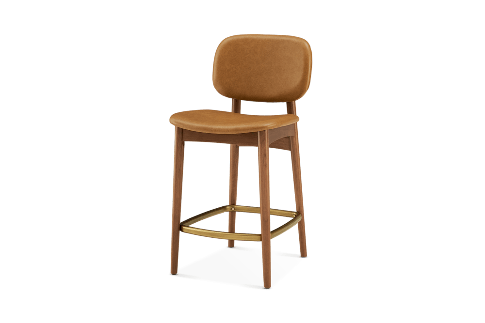 Kelsey Leather Counter Stool