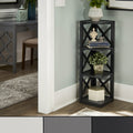 Kelsey X Frame 3 Shelf Bookcase By Inspire Q Classic