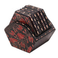 Kembang Memory Wood Batik Coasters Set Of 6
